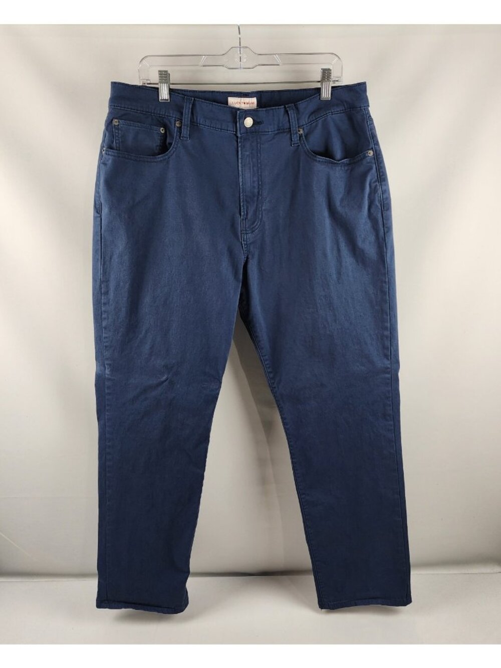 Lucky Brand Pants Mens 36x29 Blue 410 Athletic Straight Leg